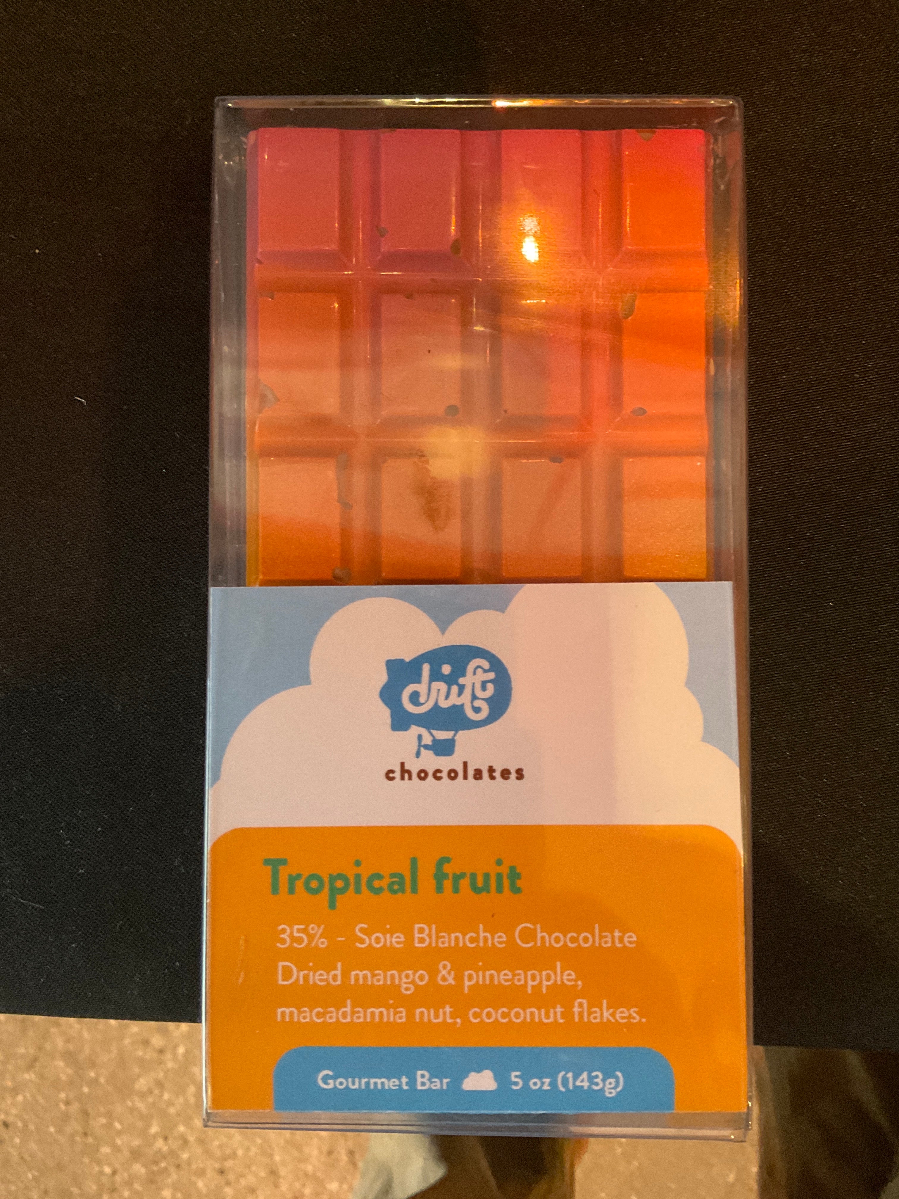 Gourmet Chocolate Bar — Tropical Fruit